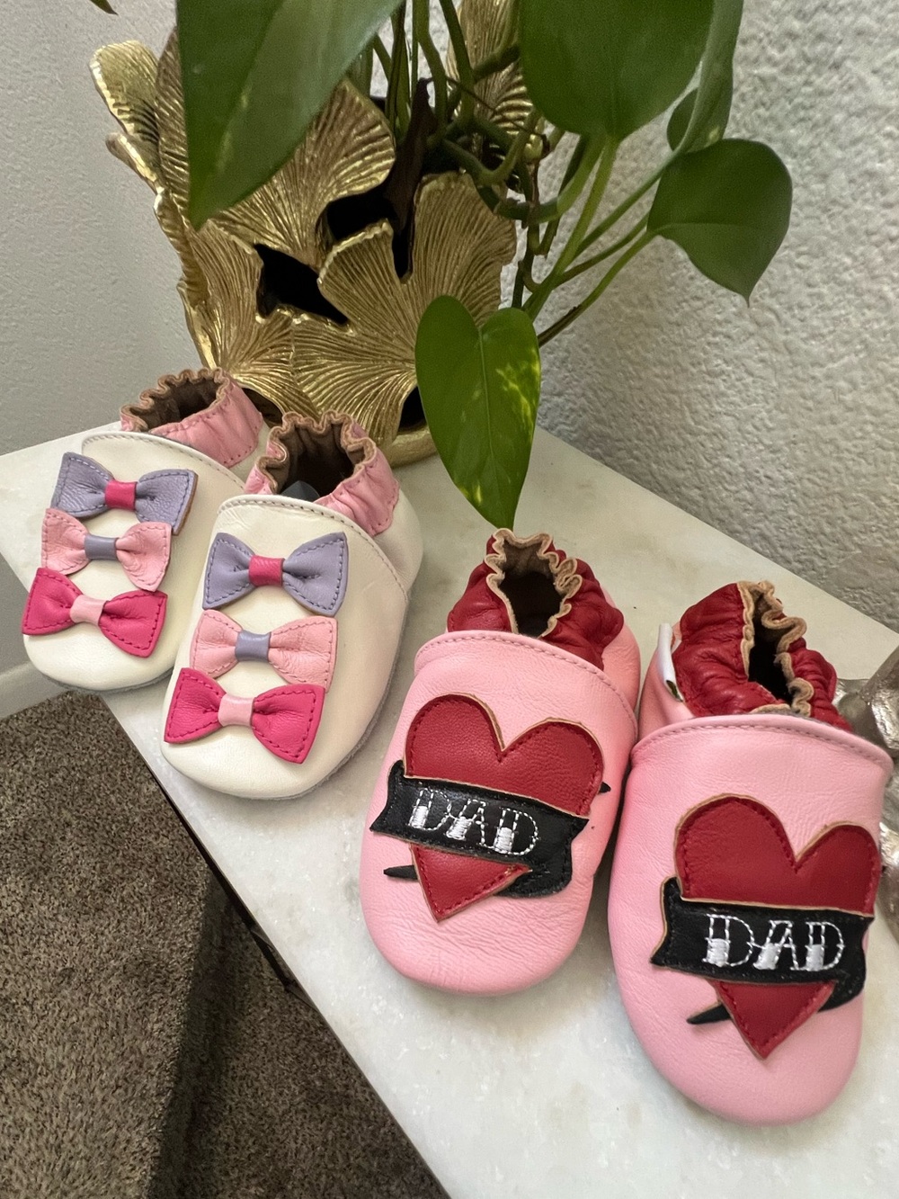 Momo Baby Girl Soft Sole Leather Shoes